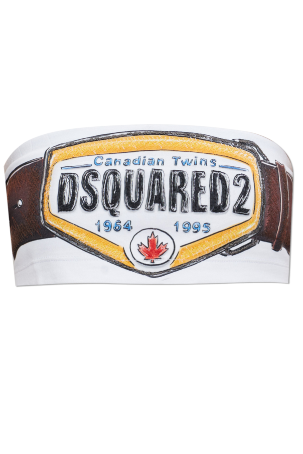 Short top with logo od Dsquared2