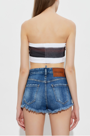 Dsquared2 Kurzes Top mit Logo