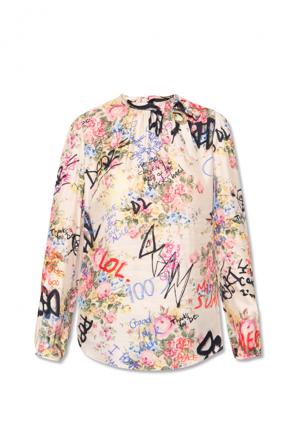 Dsquared2 Top with floral motif