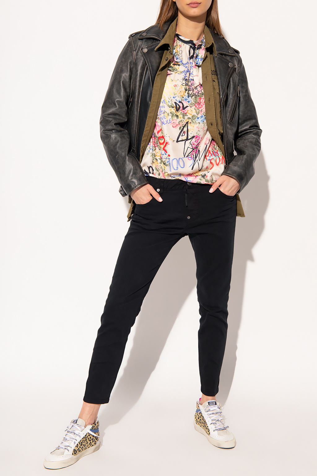 Dsquared2 Top with floral motif