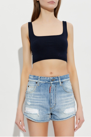 Dsquared2 Top corto sin mangas