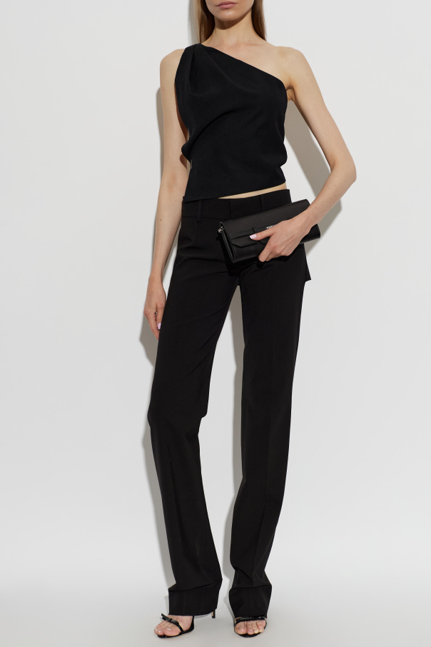 Dsquared2 Top de lã de um ombro só