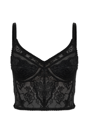 Top de encaje de tirantes