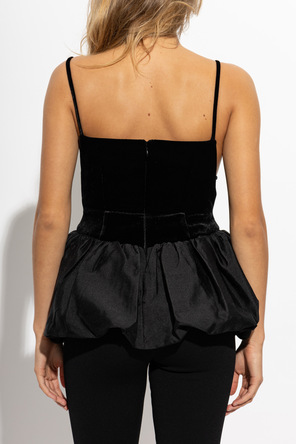 Self-Portrait Velvet Camisole Top