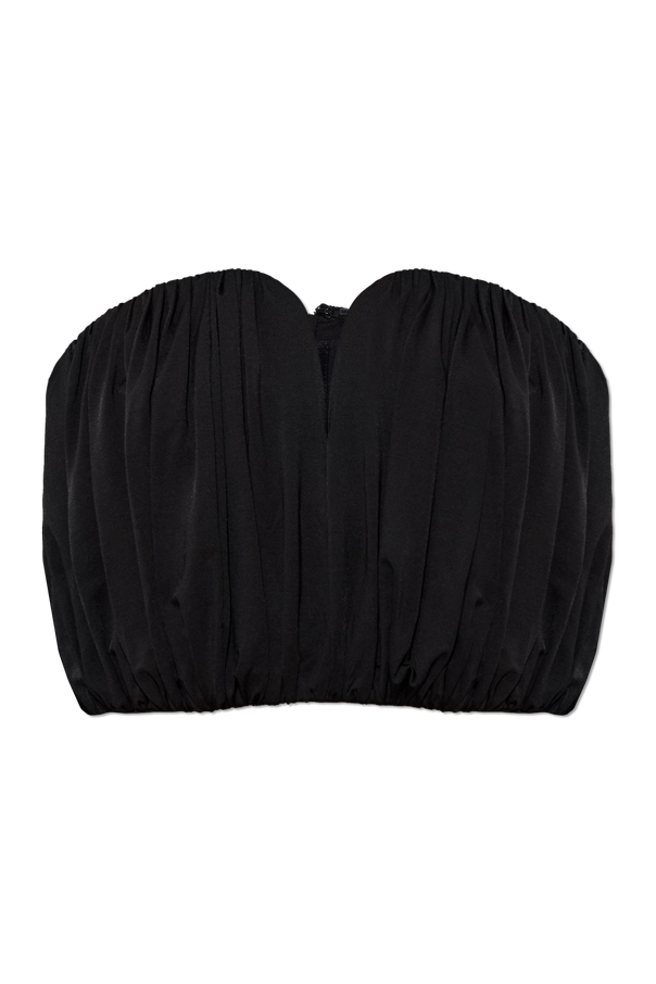 Draped strapless top od Self-Portrait