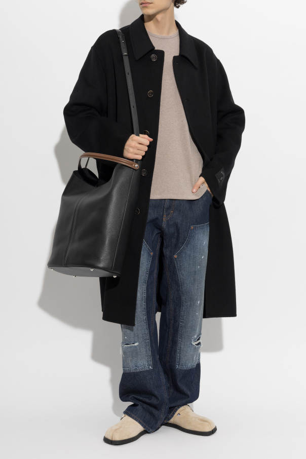 MM6 Maison Margiela Suéter con cuello redondo