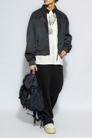 Oversize top od Black hoodie with long sleeves from