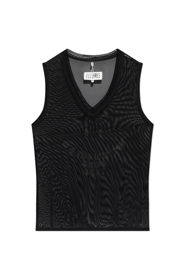 MM6 Maison Margiela Transparent top