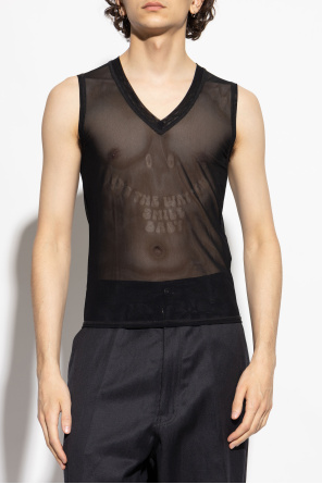 MM6 Maison Margiela Transparent top