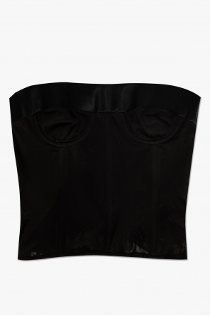 logo-plaque zip-up clutch bag