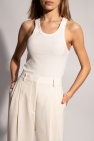 Zadig & Voltaire cream Ribbed tank top