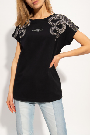 AllSaints ‘Snake Eagle’ T-shirt with logo