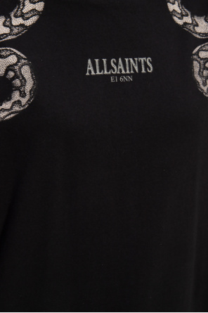 AllSaints ‘Snake Eagle’ T-shirt with logo