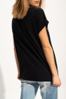 AllSaints BLACK ‘Snake Eagle’ T-shirt with logo