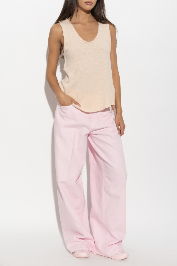 American Vintage Top with raw finish
