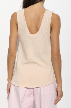 American Vintage Top with raw finish