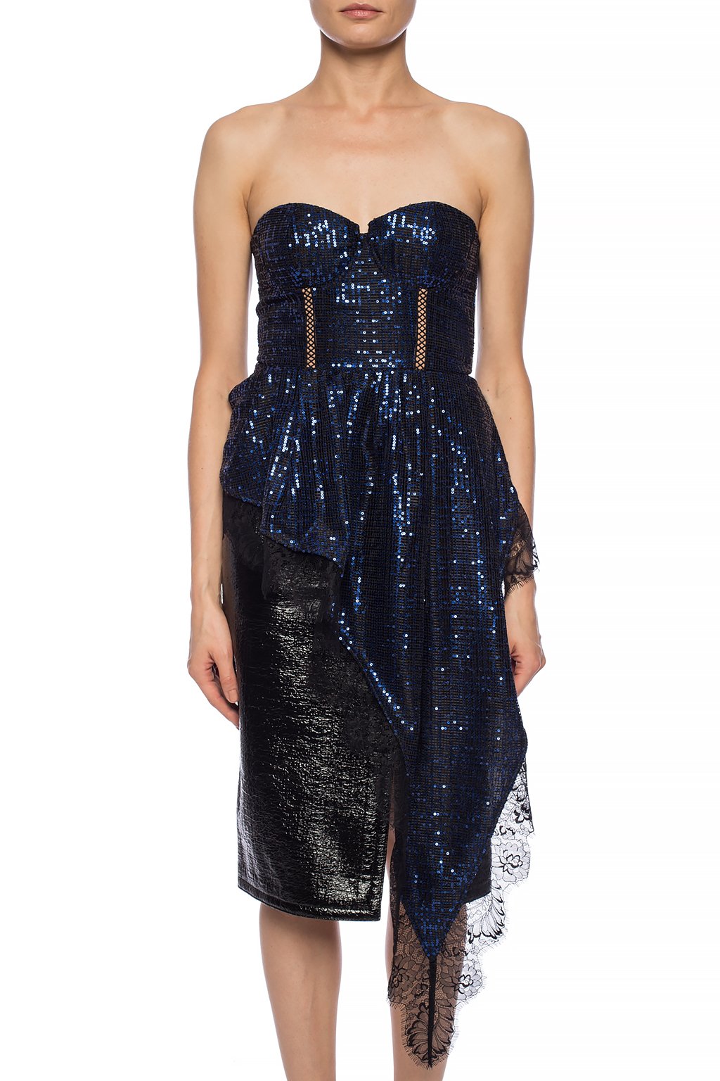 Navy blue Sequin top Self Portrait - Vitkac France