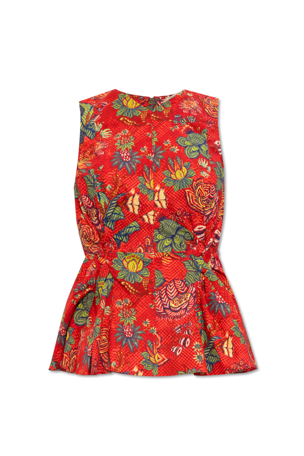 ‘Sydney’ patterned sleeveless top od Ulla Johnson