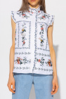 Erdem ‘Cyrus’ sleeveless linen shirt