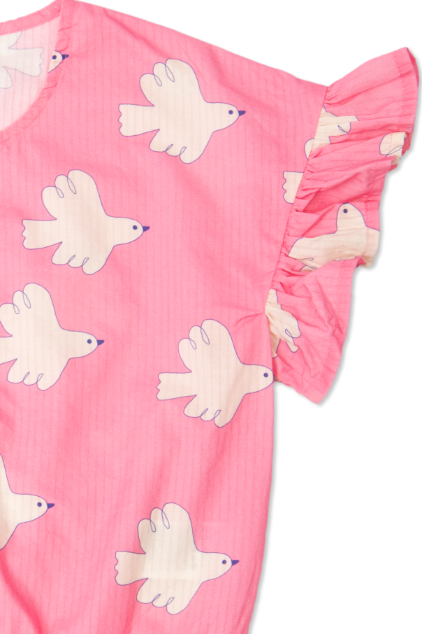 Tiny Cottons Shirt with a pigeon motif