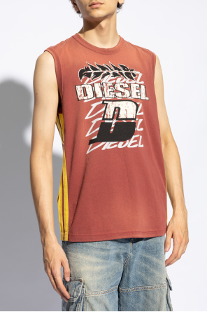 Diesel Sleeveless T-shirt 'T-BISCO-STRIPE'