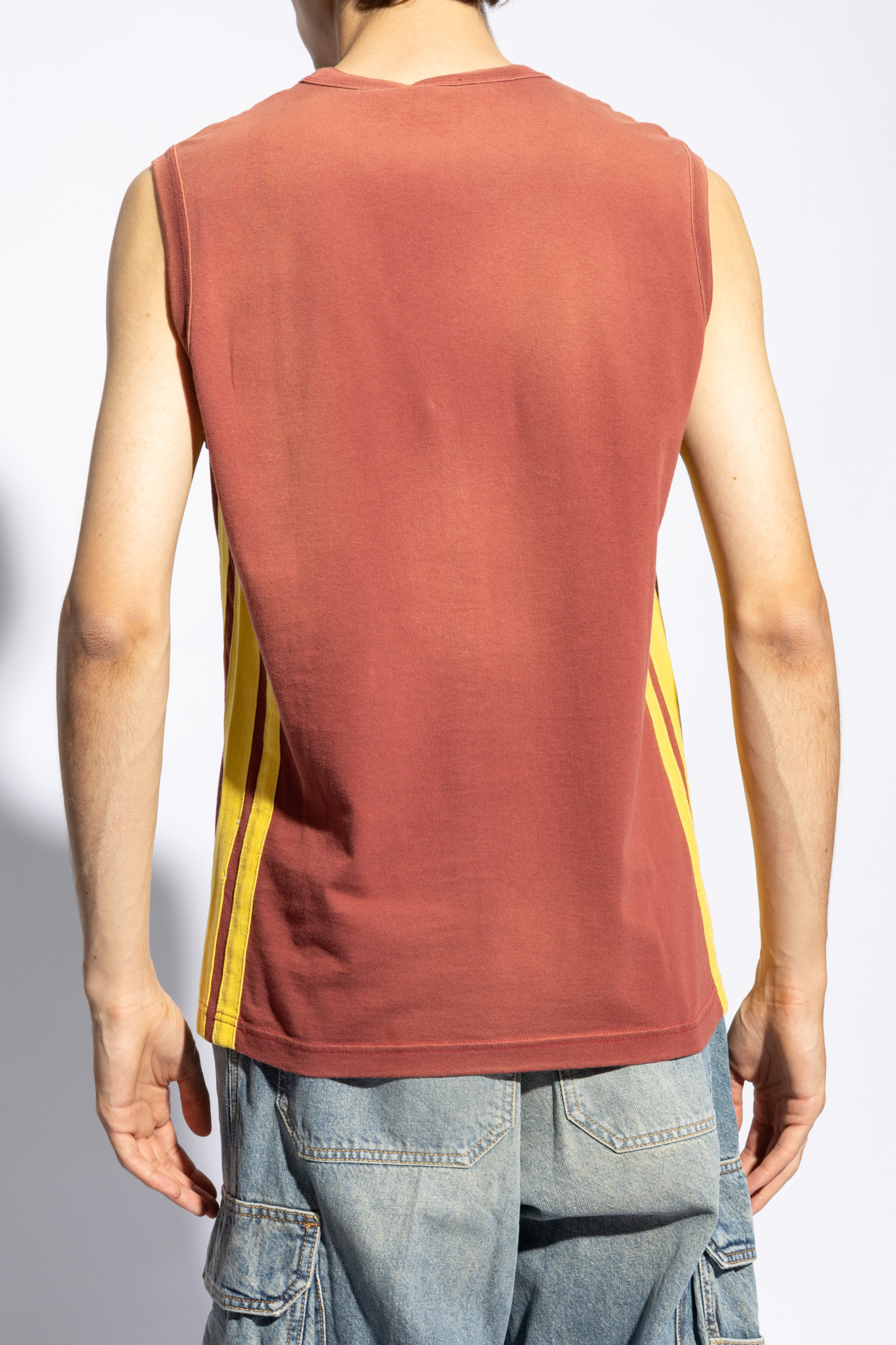 Diesel Sleeveless T-shirt 'T-BISCO-STRIPE'