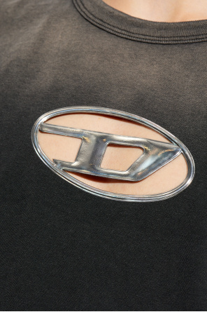 Diesel ‘T-BRICO’ top with logo