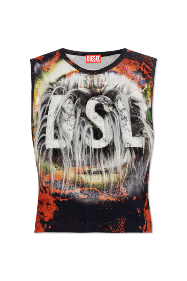 Diesel Top z logo `T-GRAFITE`