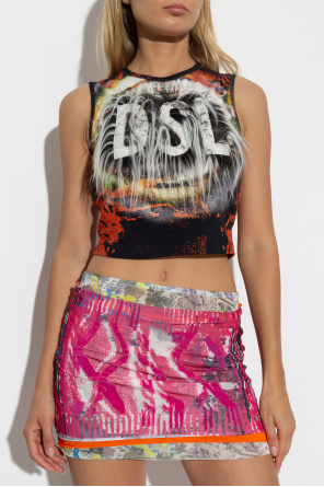 Diesel Top z logo `T-GRAFITE`