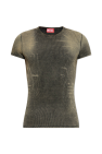 Diesel GREY Ribbed top T-HANS