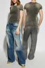 Diesel GREY Ribbed top T-HANS