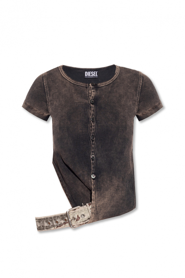 Diesel ‘T-Holdy’ T-shirt with belt