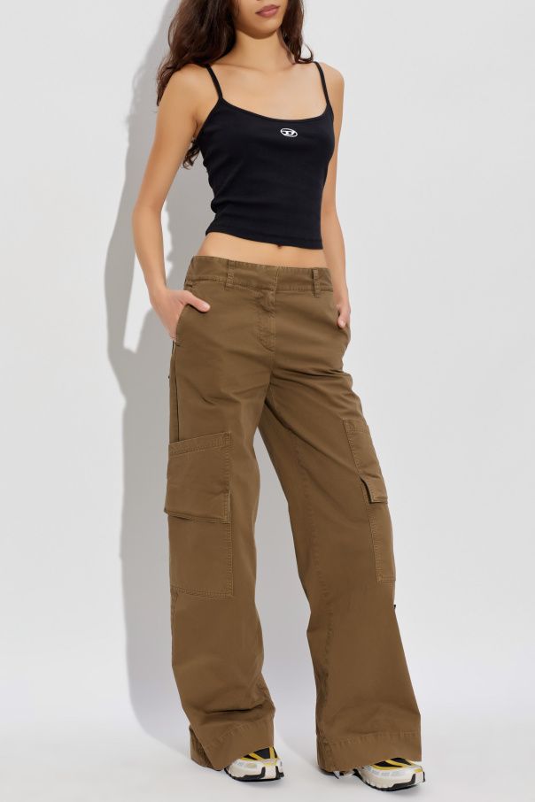 Diesel Top mit Trägern „T-HUPY-OD“