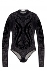 Diesel BLACK Semi-sheer body with logo