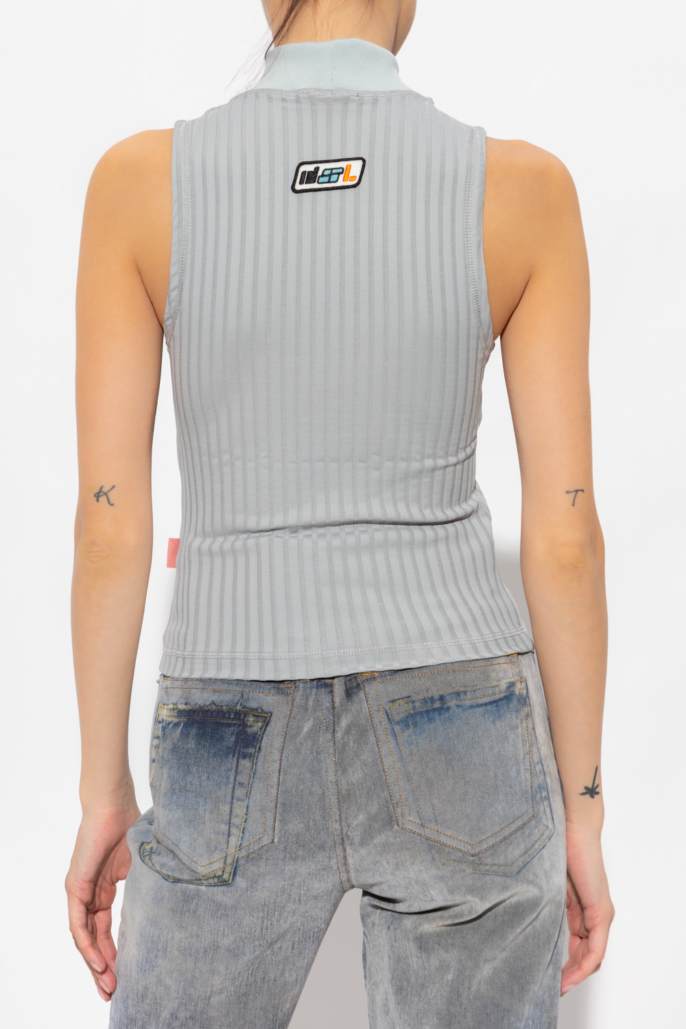 Diesel ‘T-VAZER’ ribbed top