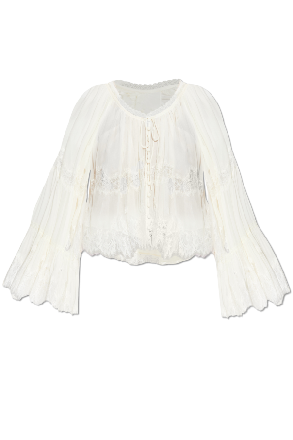 Silk top ‘Darline’ od LoveShackFancy