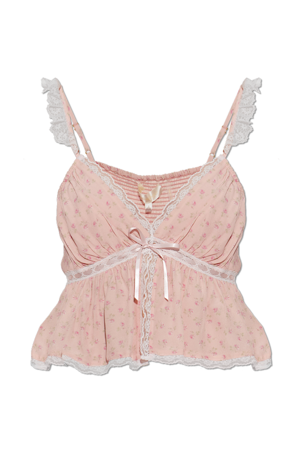 Short top ‘Nicoleta’ od LoveShackFancy