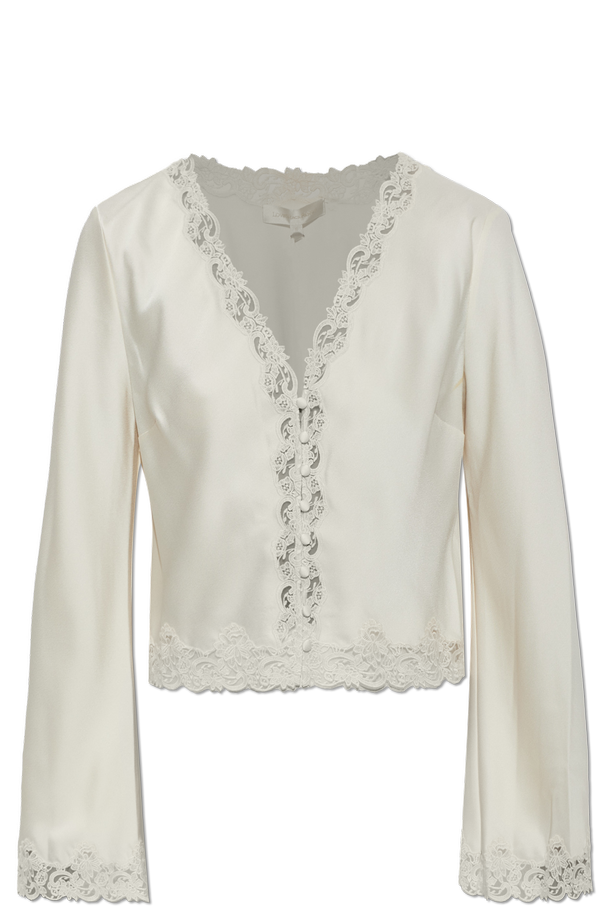 LoveShackFancy Bluse "Fioretta"