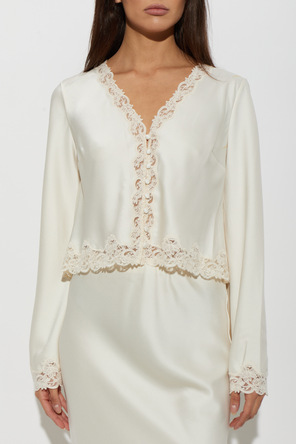 LoveShackFancy Bluse "Fioretta"