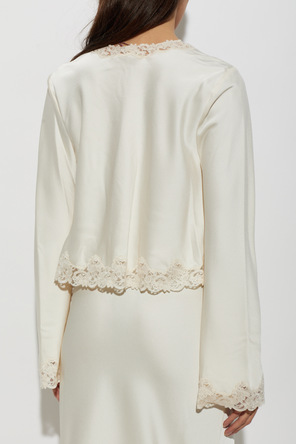 LoveShackFancy Bluse "Fioretta"