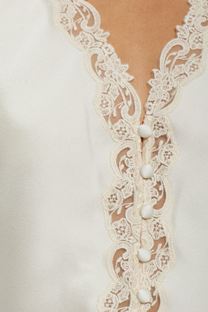 LoveShackFancy Bluse "Fioretta"