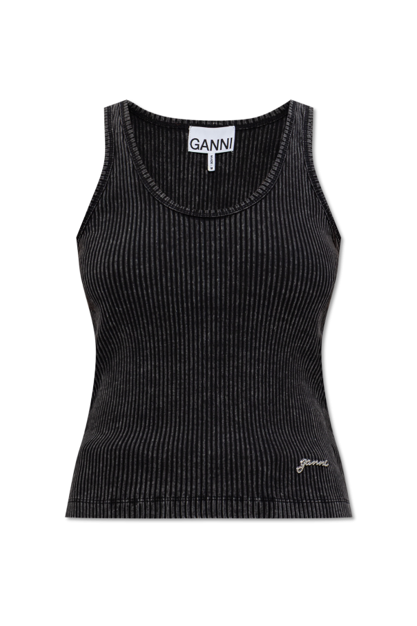 Ribbed sleeveless top, zdjęcie 1 Ribbed sleeveless top od Ganni
