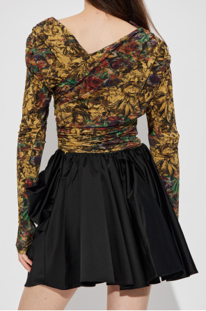 Ganni Drapiertes Top