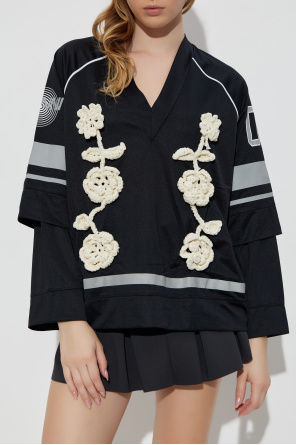 Ganni Top con logo Z