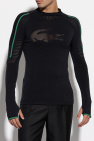 LACOSTE RUNWAY BLACK Top with logo