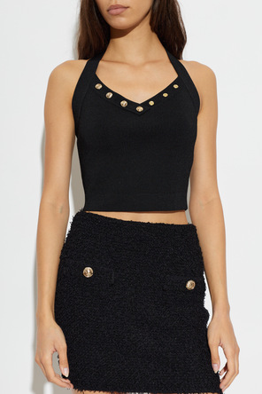 Balmain Short sleeveless top