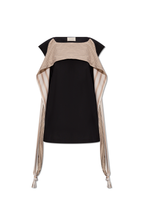Top with decorative tie detail od Lemaire