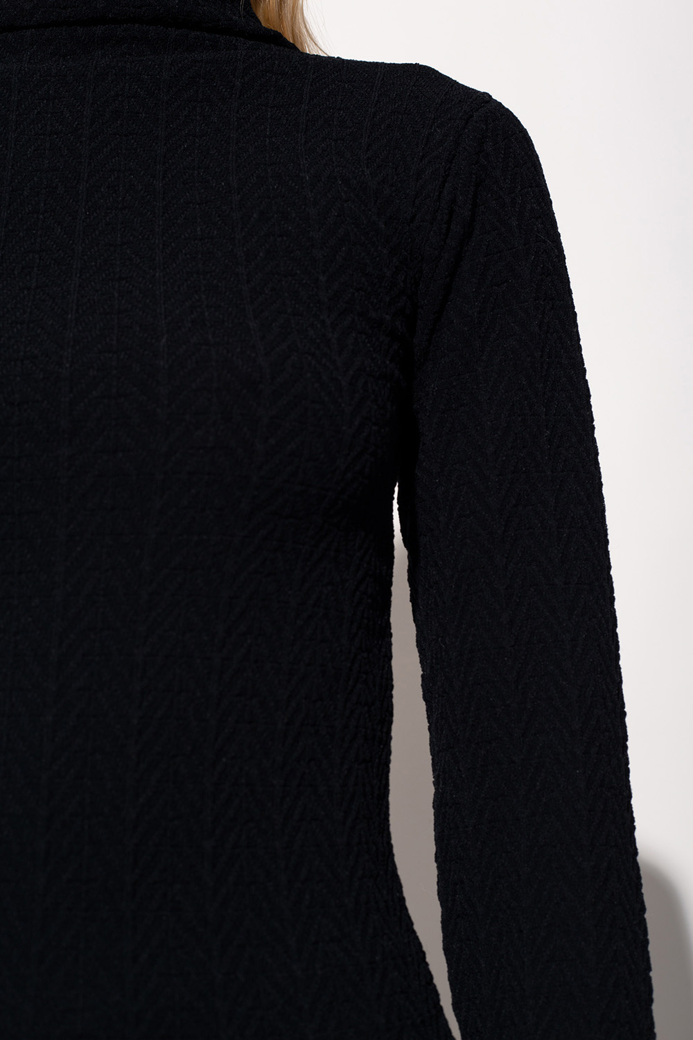 Aeron Sweater with stand-up collar