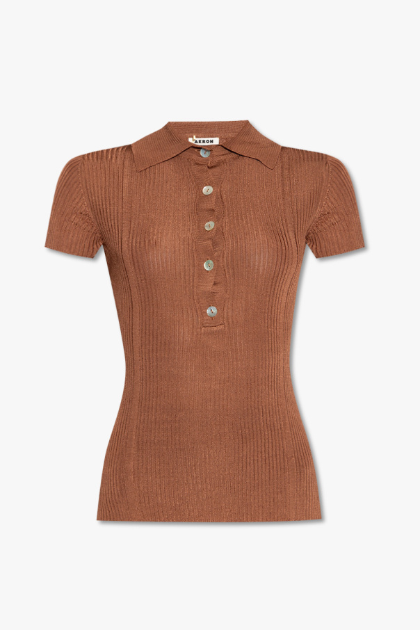 Aeron ‘Tate’ ribbed polo custom shirt
