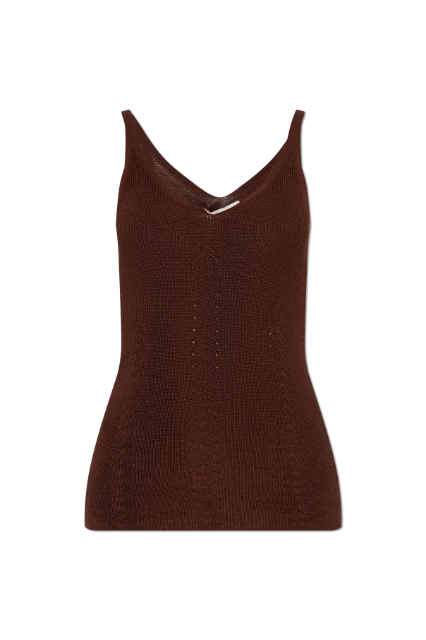 Aeron Ribbed top Freesia